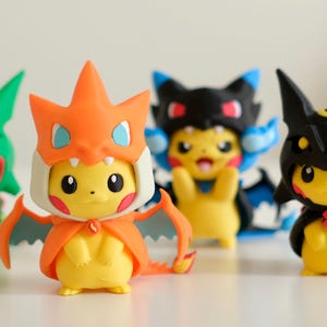 Poncho Pikachu (Rayquaza, Charizard, Mega Charizard, Magikarp)