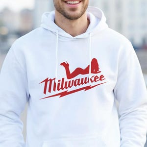 Milwaukee Tools Hoodie: Unisex Mechanic Sweatshirt - Garage Work Pullover
