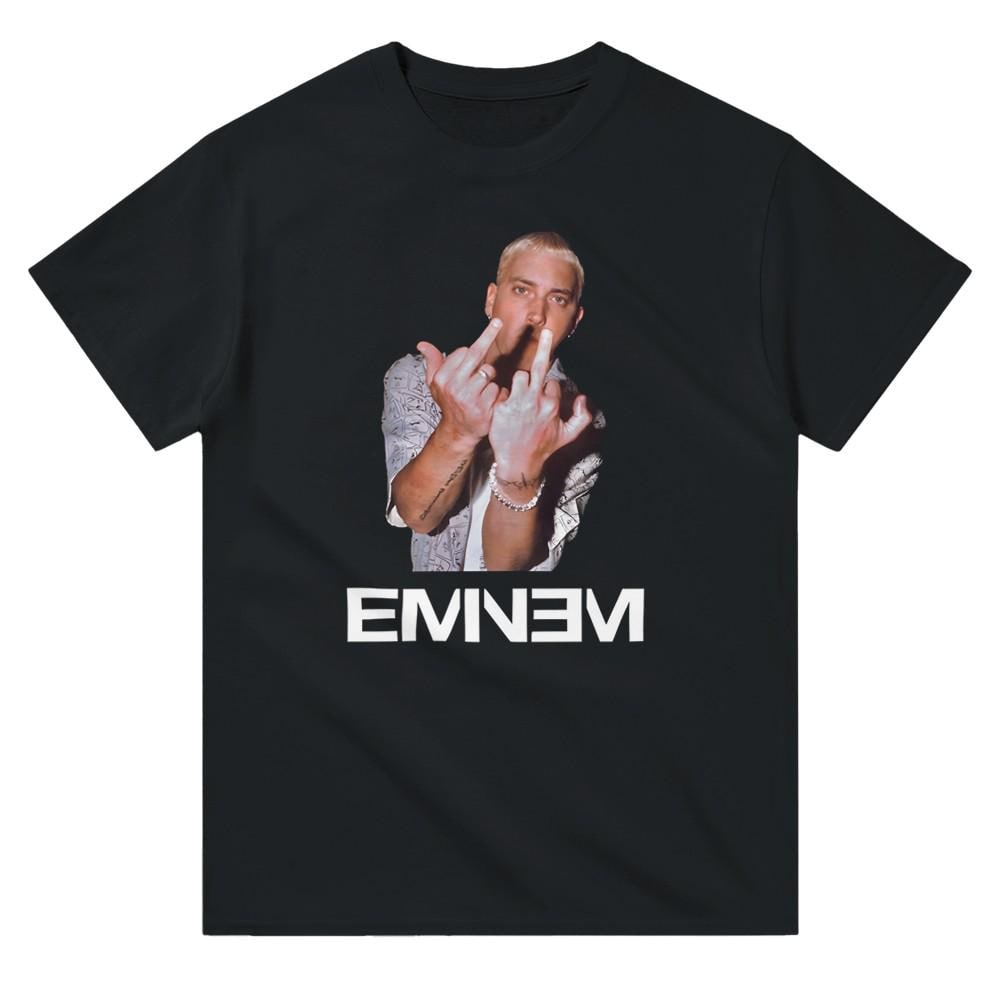 Eminem Middle Finger Graphic T-Shirt - Real Slim Shady