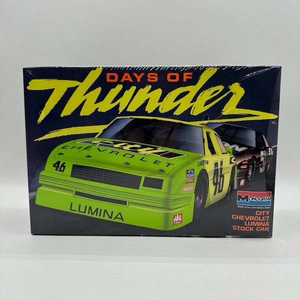Monogram Days of Thunder City Chevy Lumina 1/24 1990 Model Kit #2917 Factory Sealed