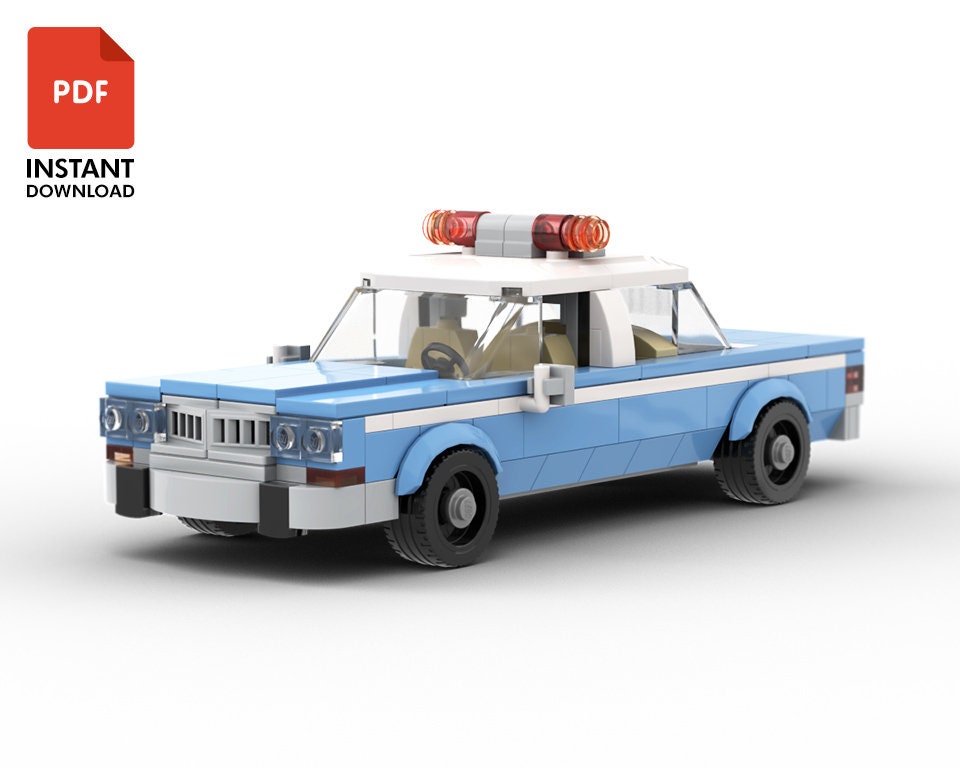 Police Car Legos -