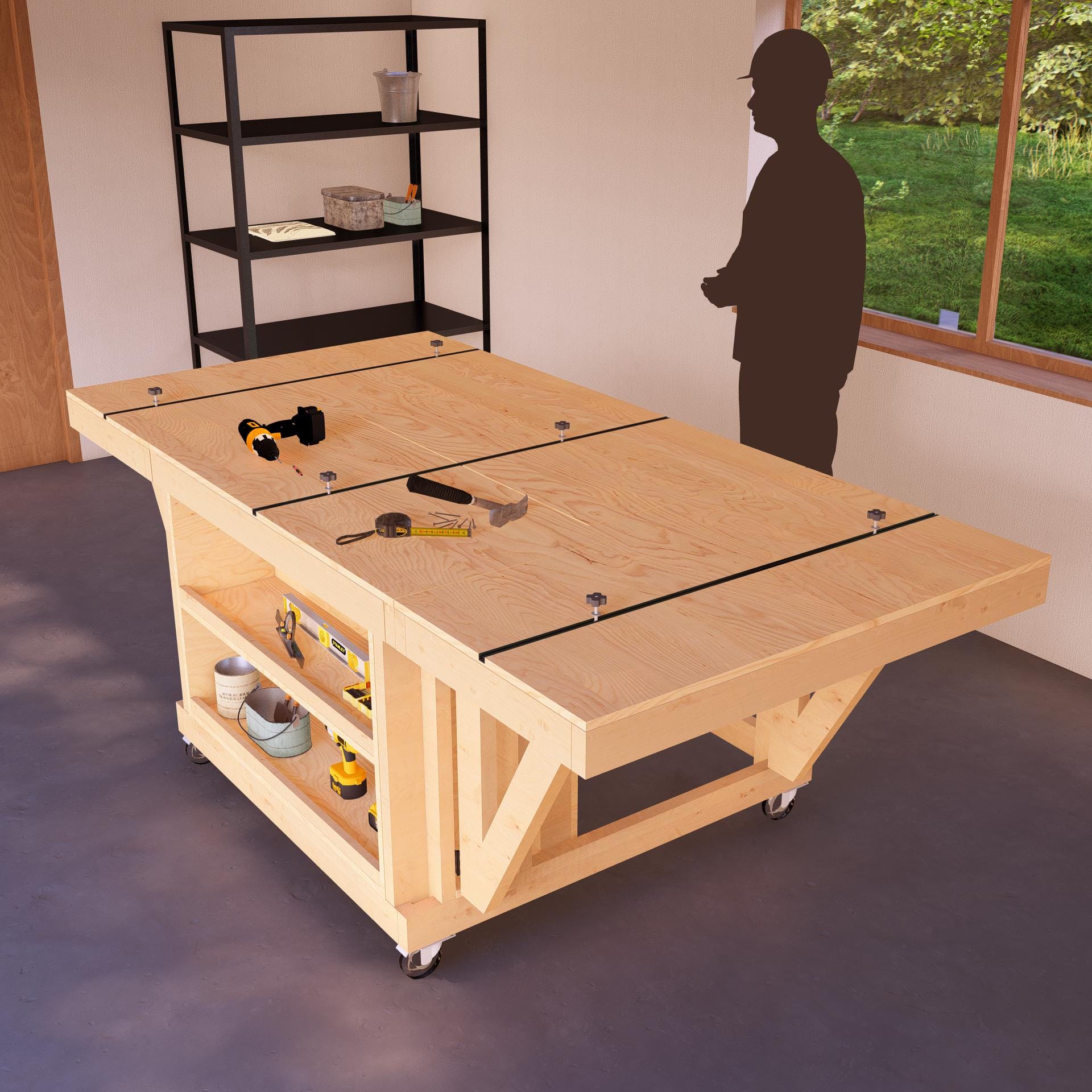 【送料無料・新品未使用】作業代　DIY　ワーク　世田谷ベー　折りたたみ　オススメ 送料無料・新品未使用】作業代 DIY ワーク 世田谷ベー 折りたたみ オススメ