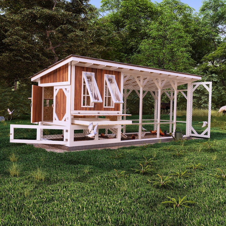 DIY Chicken Coop Plans for 16 Chickens, Build Your Own Chicken Coop