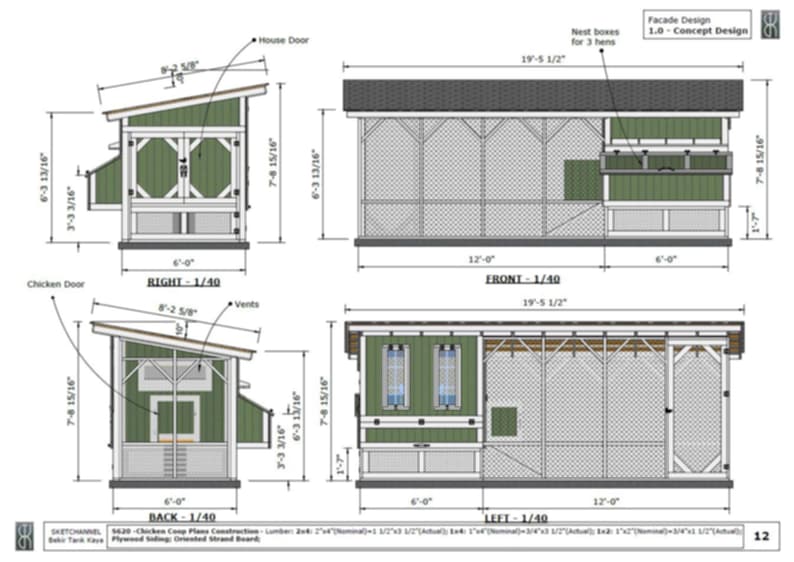 DIY Chicken Coop Plans for 16 Chickens, Build Your Own Chicken Coop