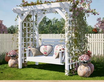 Brand New Extra Large Cedar Entry 4x4 Post Pergola Garden Arbor