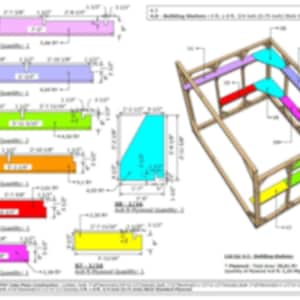 DIY Large Cat Patio Plans, Spacious Outdoor Catio Attached to House, Multi-Level Climbing Shelves Secure & Play Fresh Air Enclosure for Cats image 9