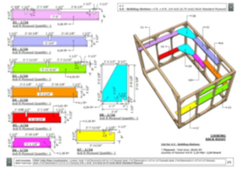 DIY Large Cat Patio Plans, Spacious Outdoor Catio Attached to House, Multi-Level Climbing Shelves Secure & Play Fresh Air Enclosure for Cats image 9