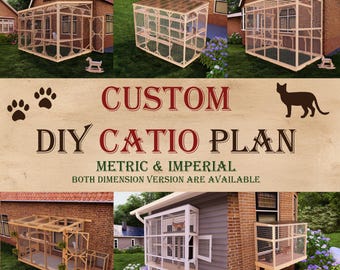 Custom Catio Design Plan: Visual DIY Guide (PDF)