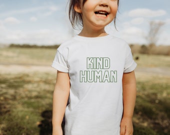 Kind Human Toddler T-shirt G