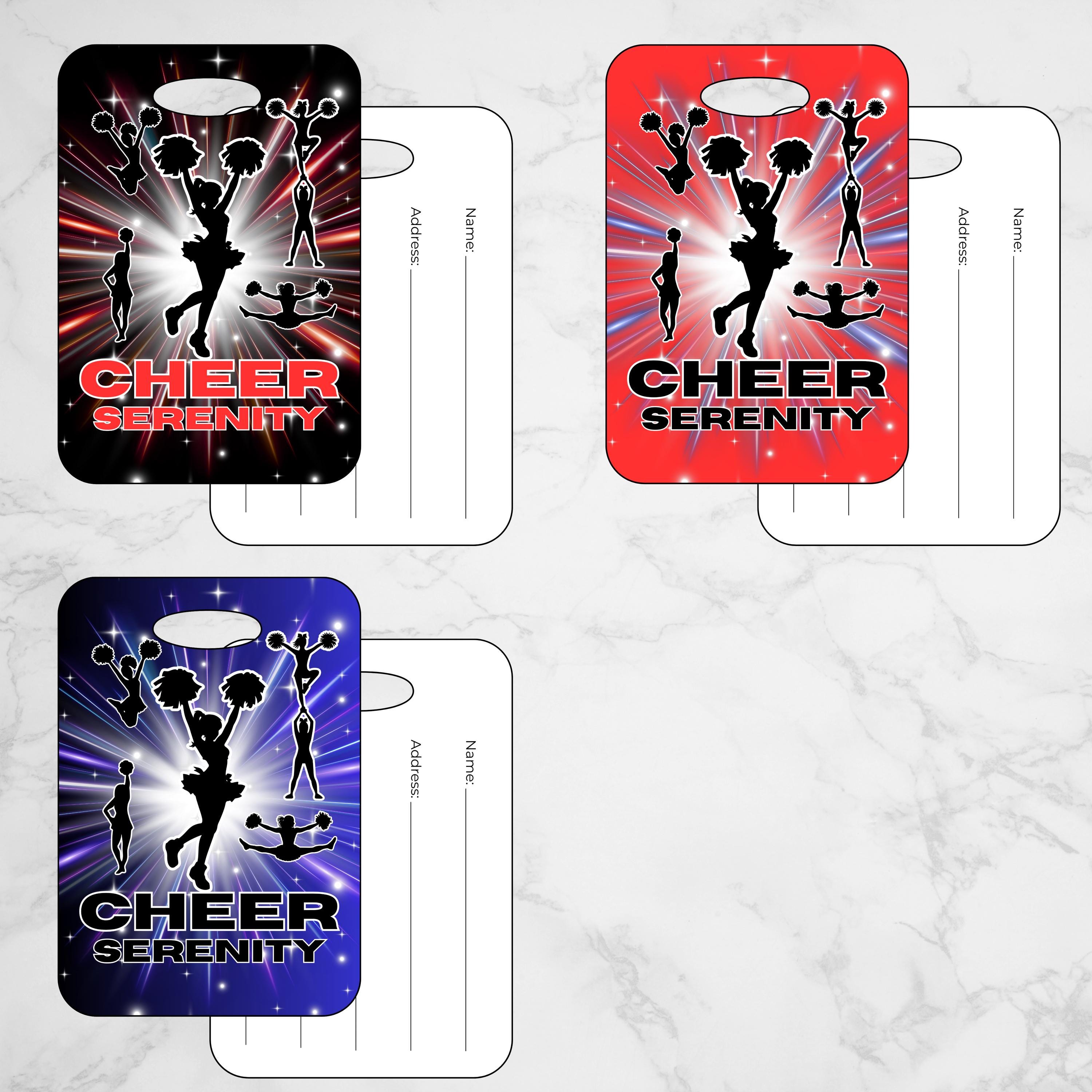 Cheer Backpack Tags Personalized Cheerleading Bag Tag, Cheer Team Gift - Etsy