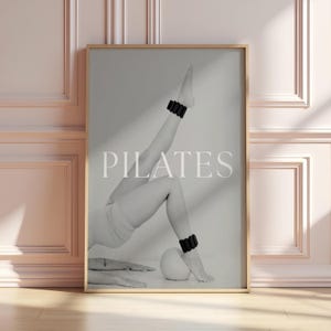 Pilates Decor, Inspirational Wall Art, Unique Gifts for Pilates Lovers, Home Gym Decor, Fitness Motivation Art