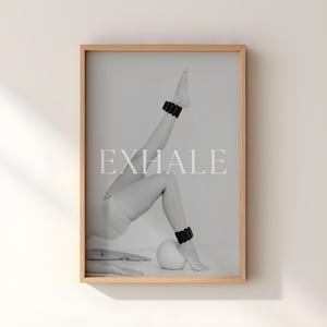 Pilates Decor, Inspirational Wall Art, Unique Gifts for Pilates Lovers, Home Gym Decor, Fitness Motivation Art