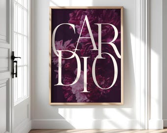 Home Gym Decor, motivierende Wandkunst, Fitness Poster, Workout-raum-Dekor, personalisierte Gym Geschenke