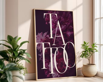 Custom Tattoo Studio Art: Unique Tattoo Lover Gift