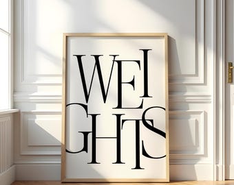 Home Gym Decor, Motivational Wall Art, Fitness Posters, Workout Room Decor, Personalized Gym Gifts