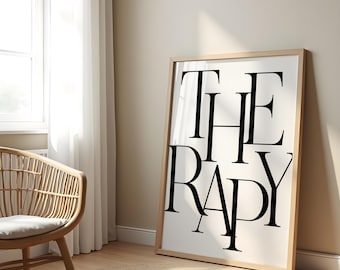 Decoración de pared para terapia, decoración para la salud mental, citas inspiradoras, láminas para consultorios de terapeutas, arte digital descargable