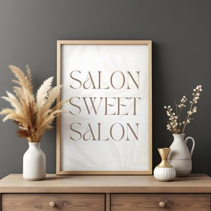 Hair Salon Wall Art | Hairstylist Gifts | Hair Salon Decor | Hair Salon Sign | Hair Salon Art For Hair Salon | Barber Shop Decor