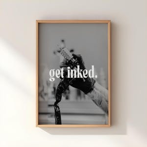 Tattoo Studio Art, Custom Tattoo Decor, Unique Wall Art for Tattoo Lovers, Personalized Tattoo Gifts