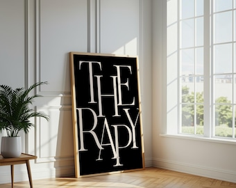 Decoración de pared para terapia, decoración para la salud mental, citas inspiradoras, láminas para consultorios de terapeutas, arte digital descargable