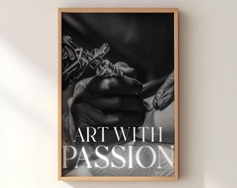 Tattoo Studio Kunstdruck: Individuelles Tattoo Dekor
