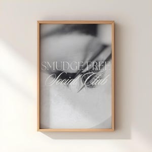 Lash Studio Decor, Lash Artist Wall Art, Lash Tech Gift, Beauty Salon Decor, Eyelash Print for Lash Room