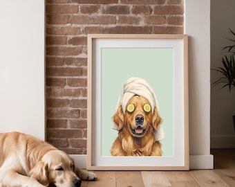 Pet Groomer Decor, Personalized Dog Grooming Sign, Custom Pet Art, Grooming Business Wall Decor, Gift Ideas