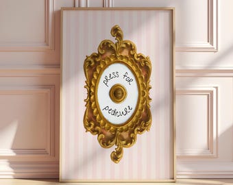 Láminas decorativas para salones de manicura: Decoración de pared para salones de belleza (Descarga digital)