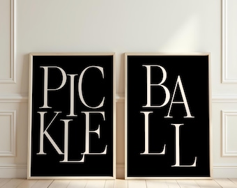 Pickleball Wall Art, Unique Sports Decor, Pickleball Gifts, Modern Wall Art for Home or Office