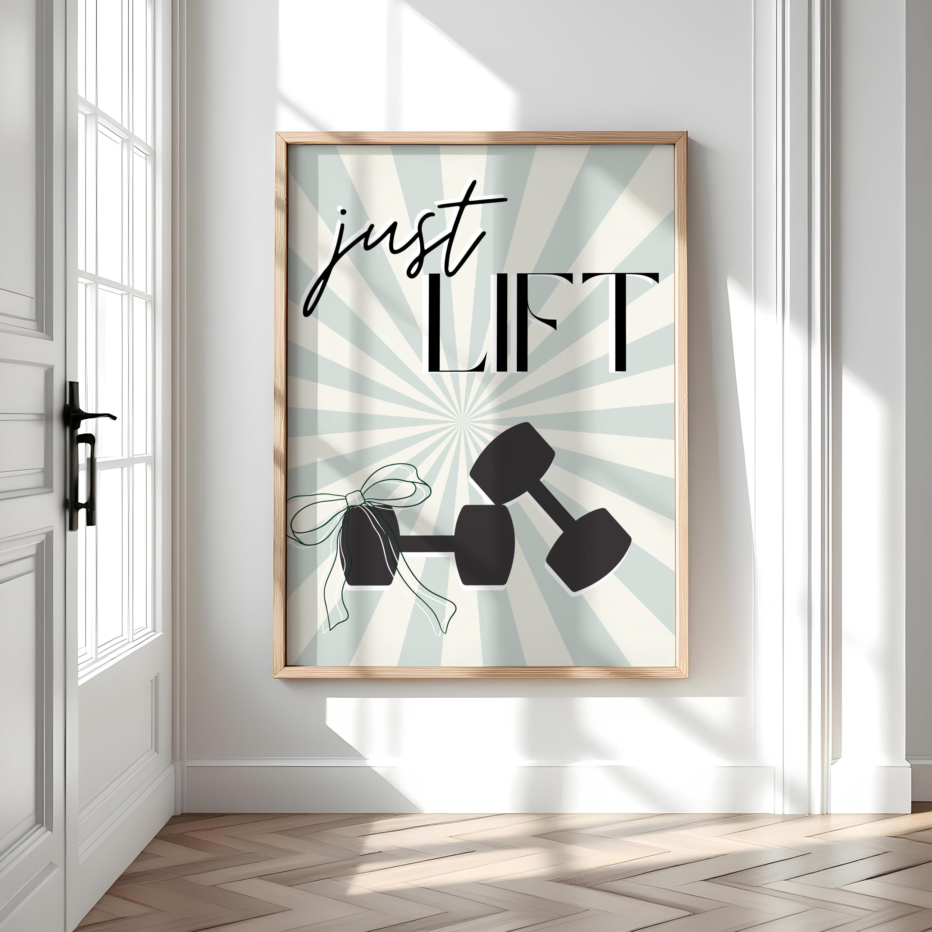 Home Gym Decor, Motivational Wall Art, Fitness Posters, Workout Room ...