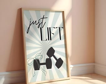 Home Gym Decor, motivierende Wandkunst, Fitness Poster, Workout-raum-Dekor, personalisierte Gym Geschenke