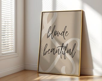 Hair Salon Decor, Beauty Salon Wall Art, Hairstylist Gift, Hairdresser Print, Salon Decor, Hair Quotes