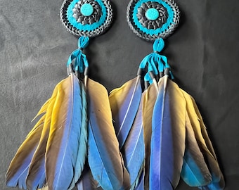 Double Hair-Ties with Howlite stones