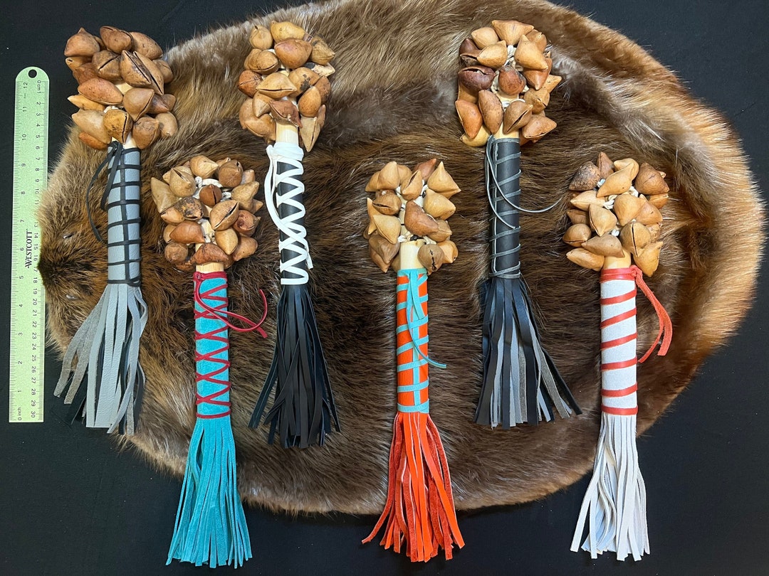 Aztec Dance Rattle sonaja Para Danza Azteca II Etsy