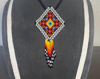 Huichol beaded necklace