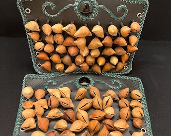 Medium Ayoyotes (Shakers) with obsidian stone