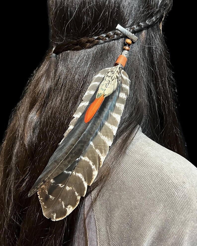 Feather Hair Clips Etsy