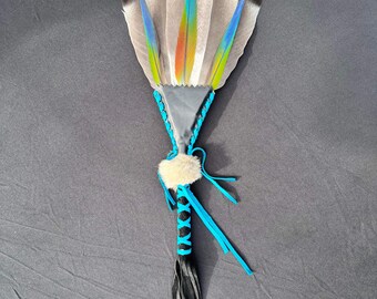 Ceremonial Smudge Feather Fan - Etsy