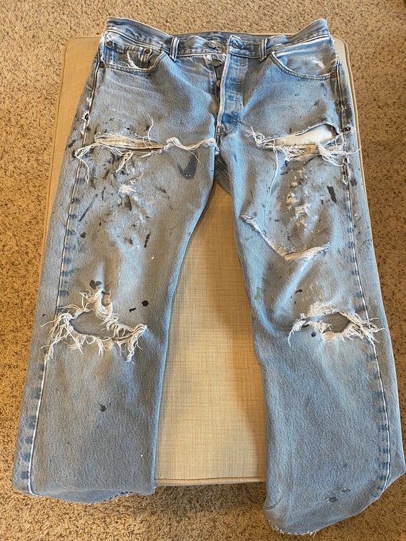 Levis 501 destroyed online