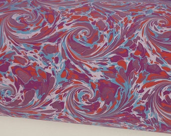 Marbled Paper Metallic Purple Snail