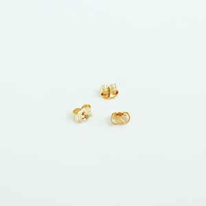 5 pairs 14K Gold Filled Earring Butterfly Backings, Gold Filled Earnuts, Earring Backs for Studs, Jewelry findings bulk wholesale
