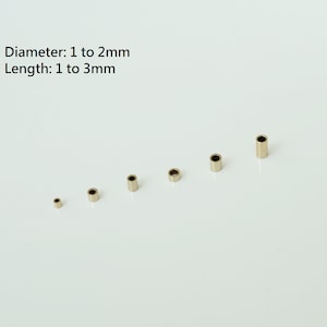 14K Gold Filled Crimp Beads, Crimp Tubes for Jewelry Making, Jewelry Findings Wholesale