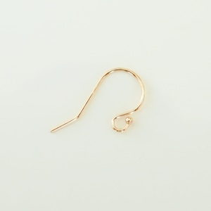 May include: Gold-toned earring hook with a small ball at the end.