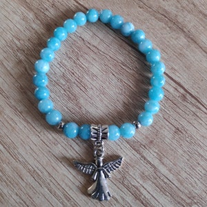 Geschichte Wolf BlauEr Engel Armband