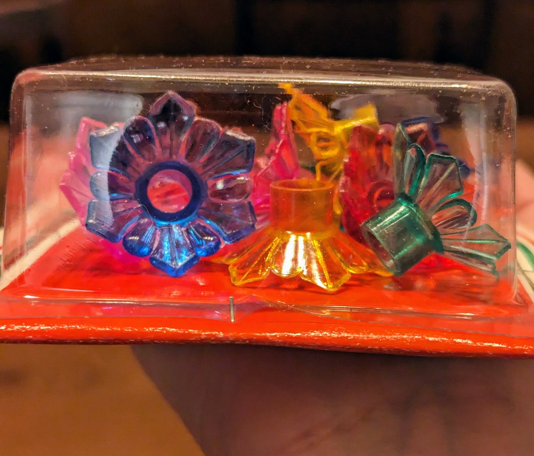 Vintage Flower Christmas Tree Light Reflectors/ Christmas Lights ...