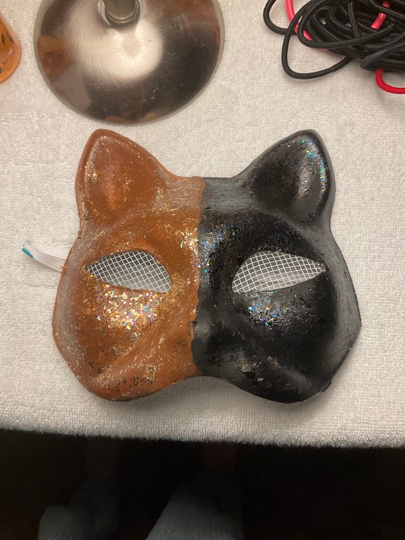 Black Cat Therian Mask 