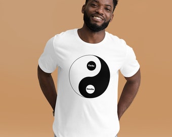 Yin and Yang Carbs and Insulin Unisex t-shirt - Diabetes, Balance, Graphic T shirt, Gifts for Diabetics, Cool Trendy Artistic FunnyT1D