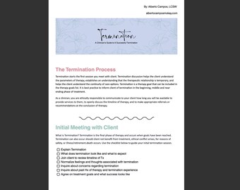 Guía para terminar la terapia de salud mental