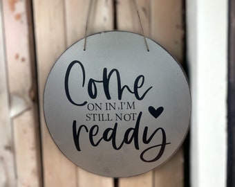 Come on in door hanger