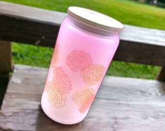 16oz Peony Libbey Can Cup