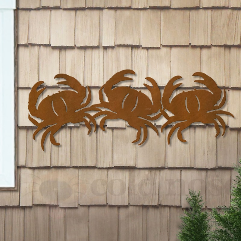 Metal Crab Wall Art - Etsy